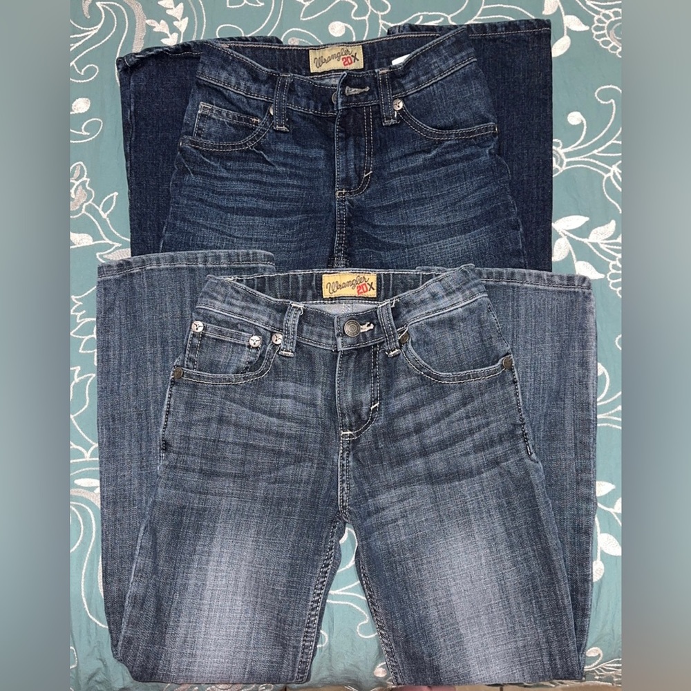 Wrangler 20X Boys 8 Slim ( set of 2 pairs of jeans)